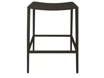 AZIMUTH LINEAR - Powder coated aluminium stool by JANUS et Cie - view 3